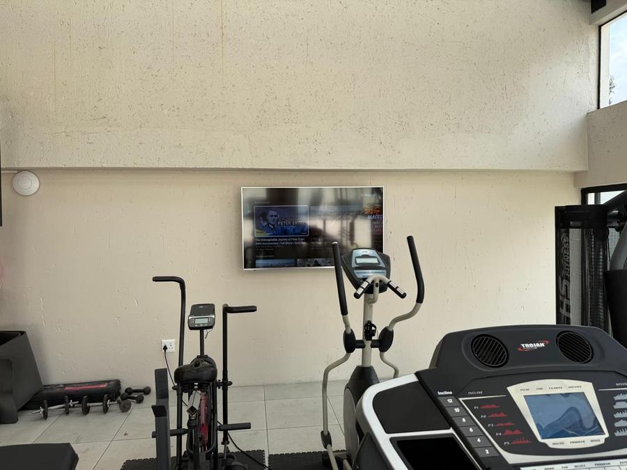 Gym with TV