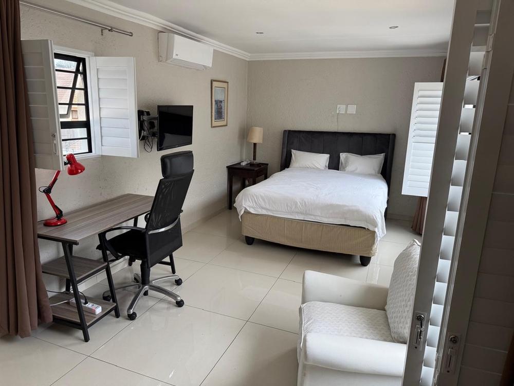 Spacious guest bedroom
